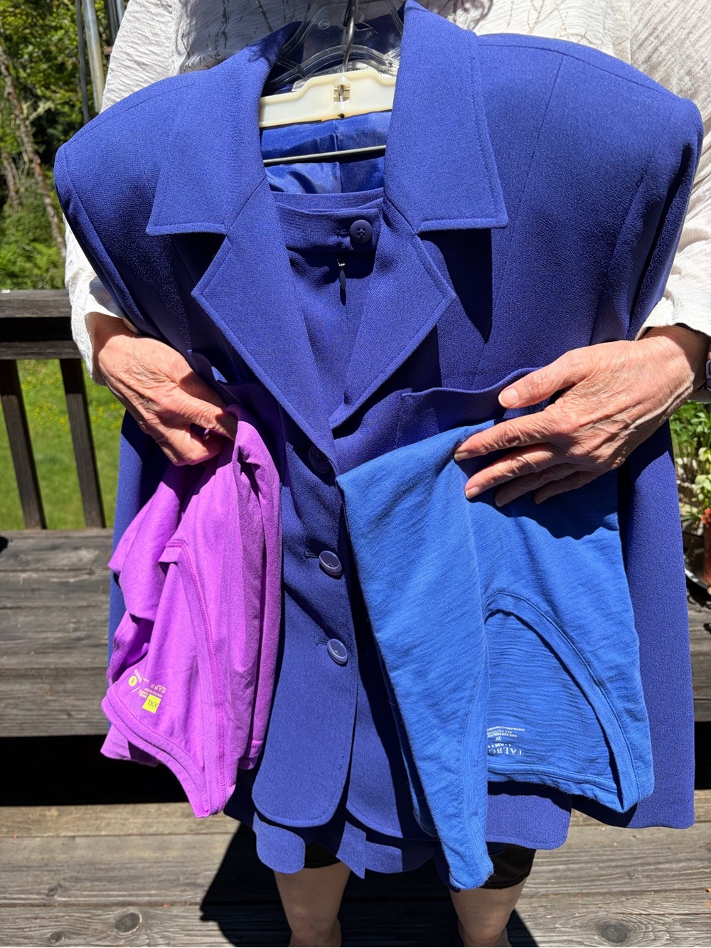 Jones of NY size 12 Women’s Violet Purple Suit - Picture 10 of 12